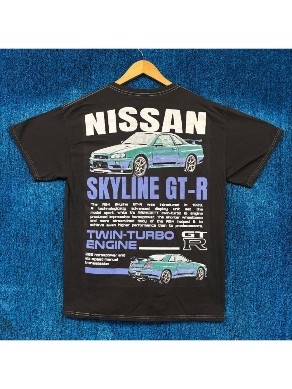 Nissan GT R Skyline Car T-Shirt Size Medium
